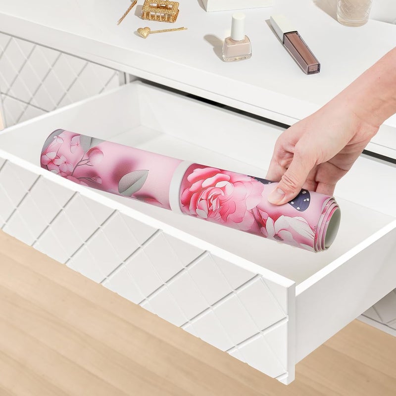 Aphlos Dual-Sided Waterproof Synthetic Leather Makeup Mat for Desk, Makeup Station, Crafts, Multi-Use Scratch & Stain Resistant Surface Protector Pad for Vanity, Desktop, Craft Table (Butterfly) - Image 5